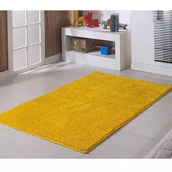 Tapete Quadrado 200 x 200 cm Classic Amarelo Canário Oasis Menor preço em Tapete Quadrado 200 x 200 cm Classic Amarelo Canário Oasis