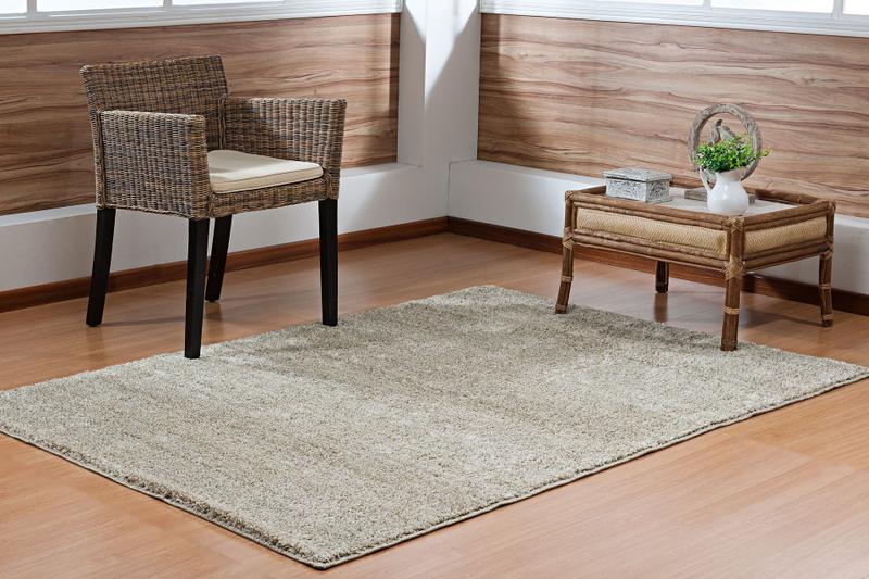 Imagem de Tapete quadrado 2,00x2,00 não escorrega toque macio oasis sala quarto mansão fazenda eventos pousada-mescla-bege-oasis