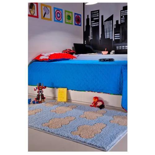 Imagem de Tapete Quarto Infantil Jazz Kids 1m X 1,5m