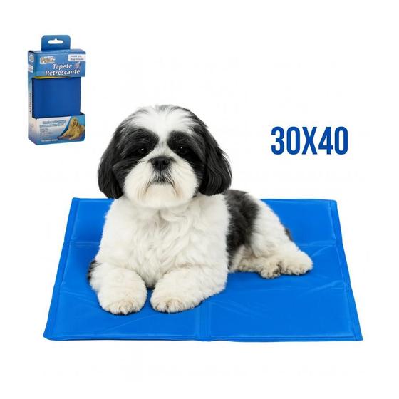 Imagem de Tapete Refrescante Gelado Para Cachorro Gato Cão 30x40cm