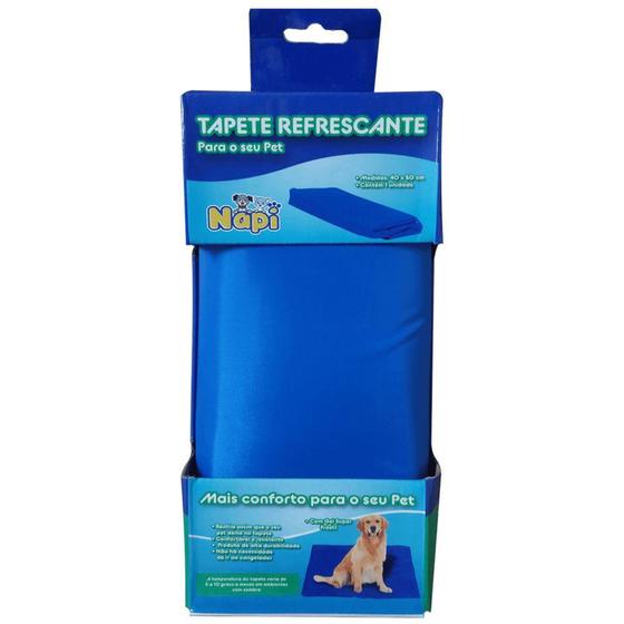Tapete Refrescante Gelado Reforçado Cães Gatos Medio 40x 50 - Napi é boa?