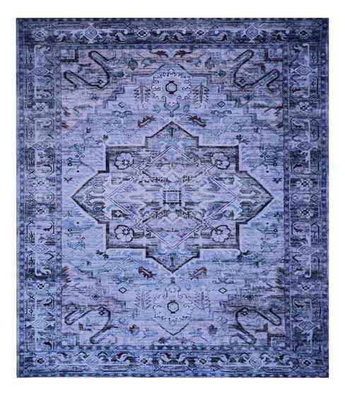 Imagem de Tapete Sala 140X200 Cm Classico Oriental Reload ul Roxo