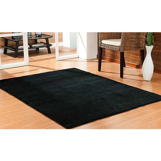 Tapete Sala 200 x 250 Classic Preto Menor preço em Tapete Sala 200 x 250 Classic Preto