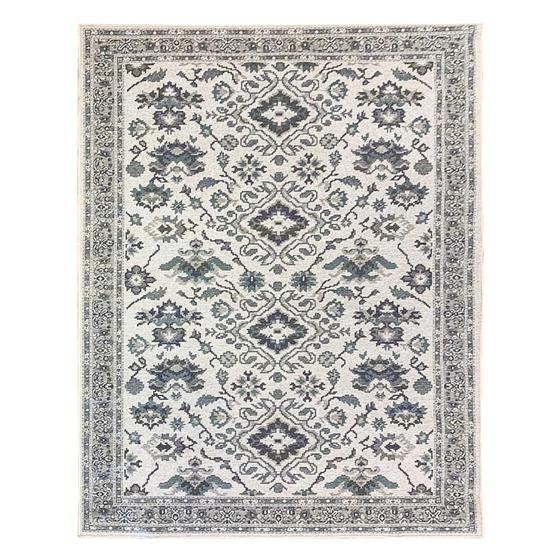 Imagem de Tapete Sala Classico Oriental 150X200 Cm Tipo Belga 55 Azul
