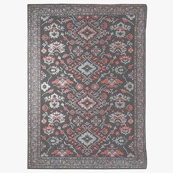 Imagem de Tapete Sala Classico Oriental 200X250 Cm Tipo Belga Chumbo