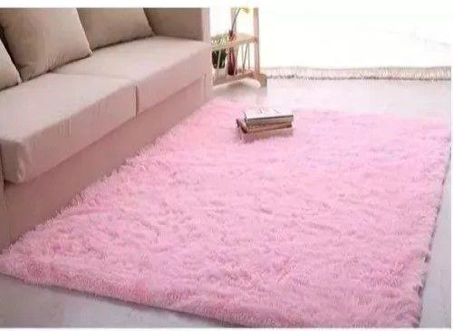 Tapete Sala e Quarto Peludo Felpudo 2,00 X 1,40 - Rosa claro Menor preço em Tapete Sala e Quarto Peludo Felpudo 2,00 X 1,40 - Rosa claro