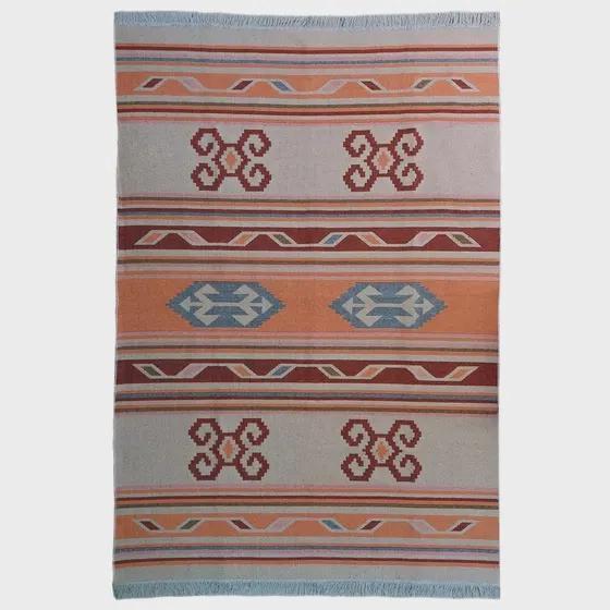 Imagem de Tapete Sala Kilin Gashgai 200X300 Dupla Face Tribal 4 Red