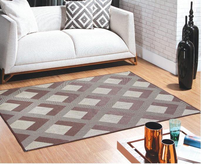 Imagem de Tapete Sisal Sala 1,50 X 2,00 Antiderrapante Tabaco S-497 - Lancer