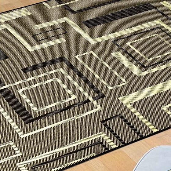 Imagem de Tapete Sisal Sala 2,00 X 2,50 Antiderrapante Preto S-552 - Lancer