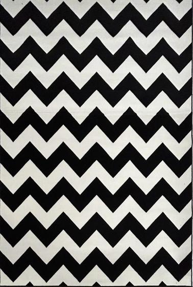 Imagem de Tapete Smart 190x280 1681 HS11 chevron preto