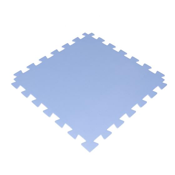 Imagem de Tapete Tatame EVA 100x100x2cm 20mm Escolha a sua Cor Azul Claro