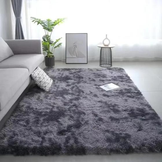 Imagem de Tapete Tie-Dye para Quarto Infantil e Sala de Estar - Antiderrapante e Lavável