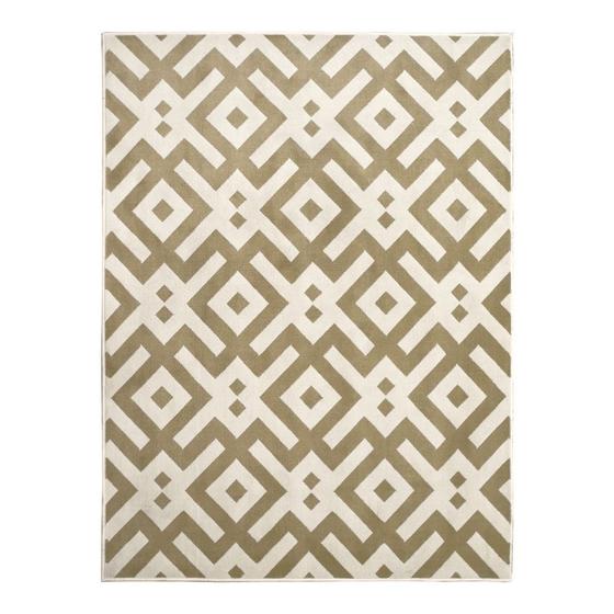 Imagem de Tapete Trio 01/11 Beige and White Palha 2,90x2,00m