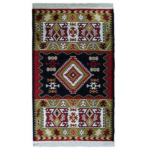 Imagem de Tapete Turco Kilim Dupla Face - 120x180cm - Tapetes de Luxo para um Lar Elegante e Acolhedor - Toque de Realeza!