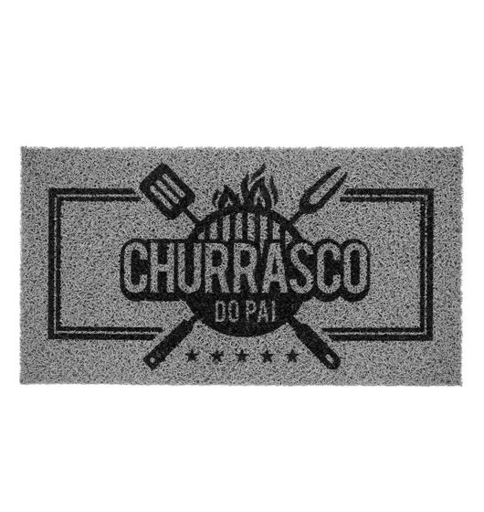 Imagem de Tapete Vinil Churrasco do Pai 40cm X 75cm - Kapazi