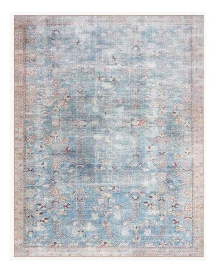 Imagem de Tapete Vintage Celeste 250X300 Cm Lavavel Antiderrapante