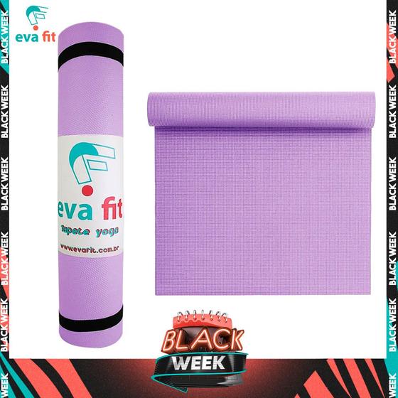 Tapete Yoga Colchonete Fitness Ginastica 170x60cm Com Alça Menor preço em Tapete Yoga Colchonete Fitness Ginastica 170x60cm Com Alça