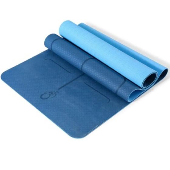 Imagem de Tapete Yoga Linha de Posição TPE Pilates Anti-slip Colchonet