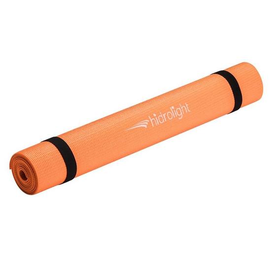 Imagem de Tapete Yoga Mat Com Alça - Colchonete Ginástica Pilates Fit - Hidrolight Laranja