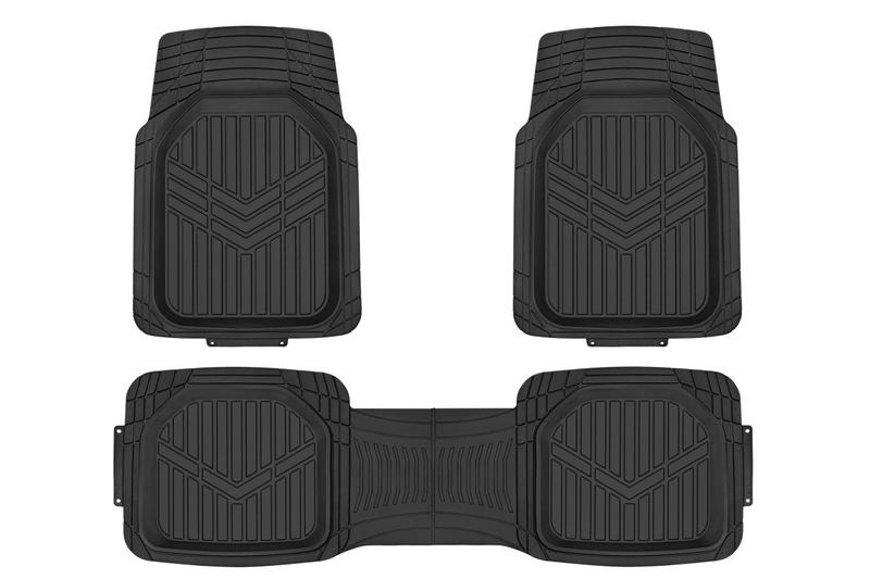 Imagem de Tapetes de borracha Amazon Basics All-Weather para carros e caminhões