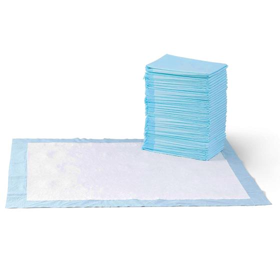 Imagem de Tapetes Higiênicos para Cachorros Amazon Basics - Secagem Rápida, 5 Camadas, XL (40 Unidades)
