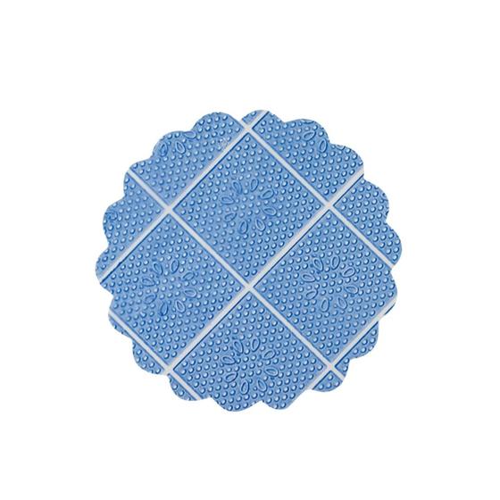 Imagem de Tapetinhos azul fundo rendado para doces 9 cm. c/ 300 un.