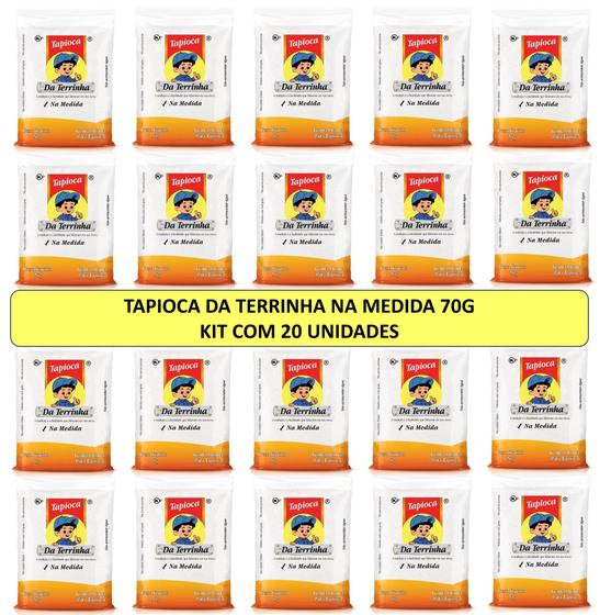 Imagem de Tapioca Da Terrinha Na Medida 70g - kit com 20 unidades