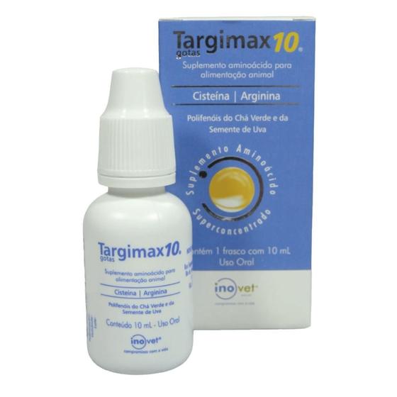 Imagem de Targimax 10 Suplemento Animal 10Ml Kit Com 6