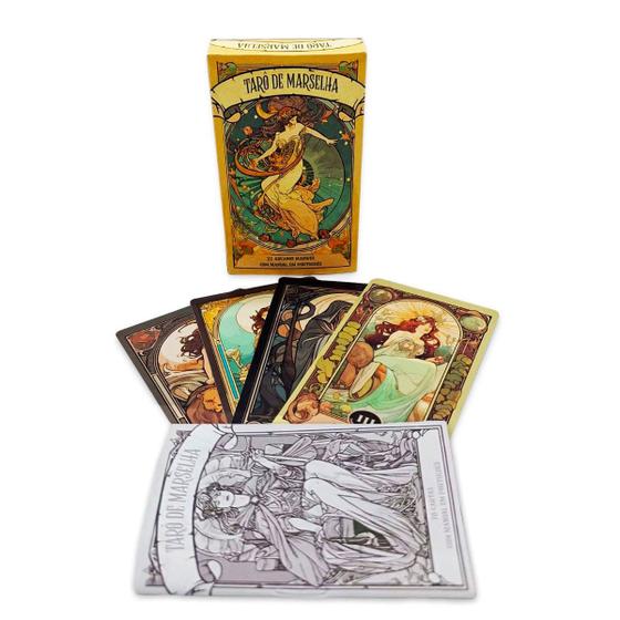 Imagem de Tarô de Marselha 22 Cartas Alta Qualidade Com Manual