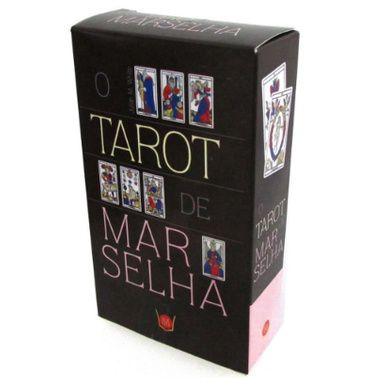 Imagem de Tarô de Marselha - Baralho com 78 Cartas Livro de bolso  Edição padrão