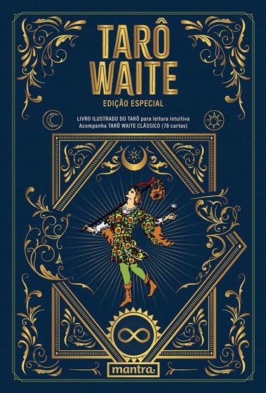 Imagem de Tarô Waite Edição Especial: Tarot para leitura intuitiva T 78 cartas ilustradas Pamela Colman Smith