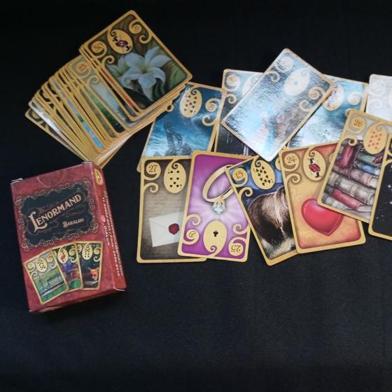 Imagem de Tarot Baralho Lenormand Cartomancia - 36 Cartas - Magia do Oráculo Taro da Cigan, + Manual Detalhado com Significados