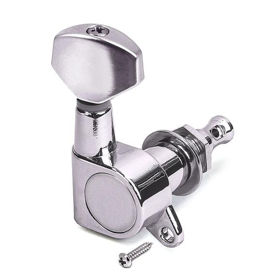 Imagem de Tarraxa Para Guitarra Bindada Cromada 3x3 Spirit J07-CR-R3L3