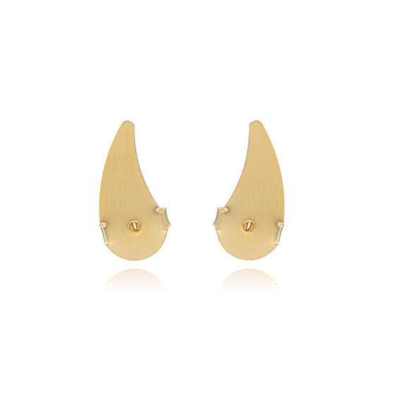 Imagem de Tarraxa Vírgula para Brinco Ear Cuff Folheada a Ouro 18k