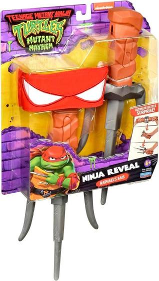 Imagem de Tartarugas Ninja Roleplay Brinquedo Retrátil Raphael Sais