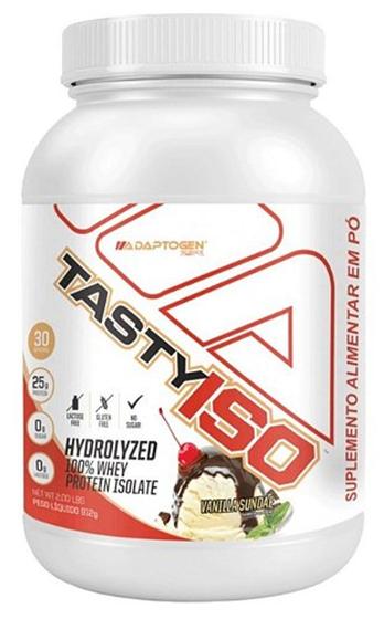 Tasty Iso 100% Whey Protein Hidrolizado Adaptogen 912g Menor preço em Tasty Iso 100% Whey Protein Hidrolizado Adaptogen 912g