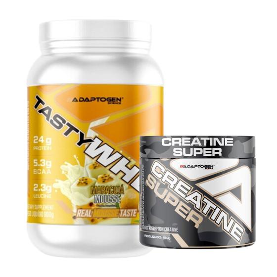 Imagem de Tasty Whey 912g + Creatina Super 150g Adaptogen