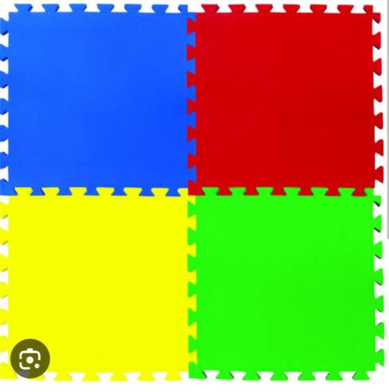 Imagem de Tatame 8 placas colorida 1x1 10mm