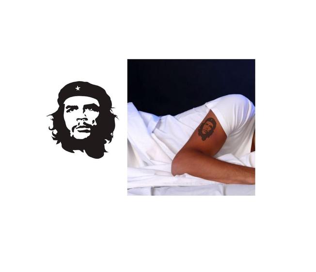 Imagem de Tatoo Temporária Che Guevara Revolucionário