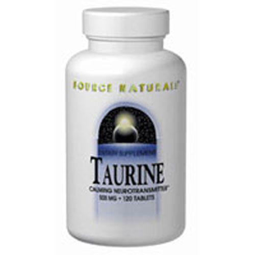 Imagem de Taurina 120 comprimidos da Source Naturals (pacote com 4)