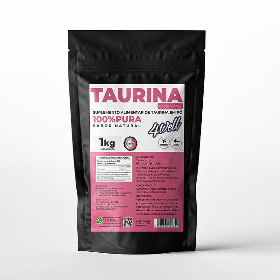 Imagem de Taurina 4well 500g 100% Pura Importada