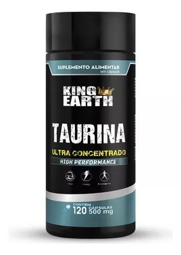 Imagem de Taurina Pura High Performance 500 Mg 120 Cáps King Earth