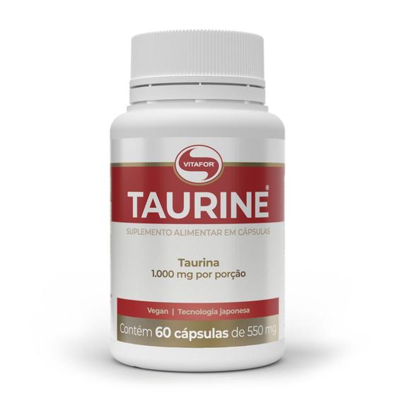 Imagem de Taurine 1.000mg L-Taurina 60 caps Vitafor
