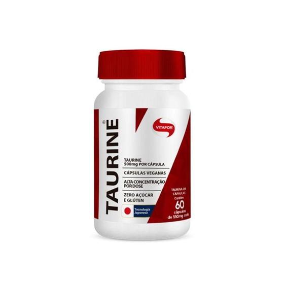 Imagem de TAURINE 500mg VITAFOR 60 CÁPSULAS