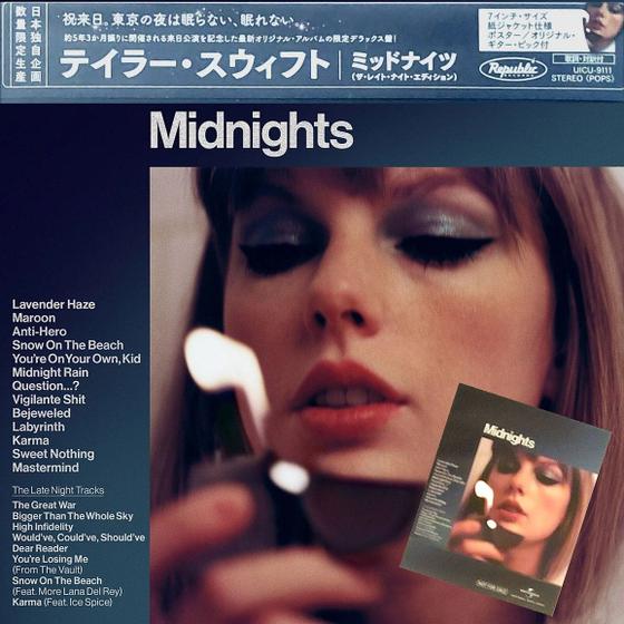 Imagem de Taylor Swift - CD Midnights (Japan the Late Night Edition) Tour Exclusive
