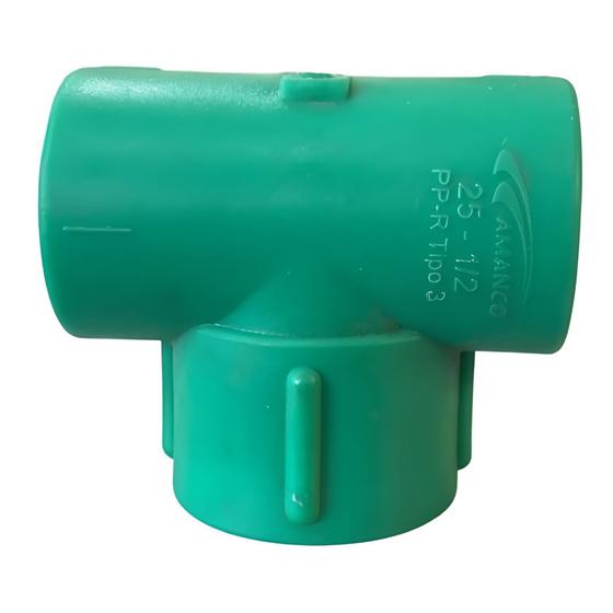 Imagem de Te F/f/f DN25x1/2mm Ppr Com 18 Unidades - Amanco