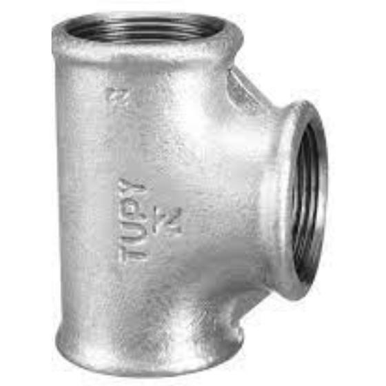Imagem de Te galvanizado 90 com rosac bsp tupy