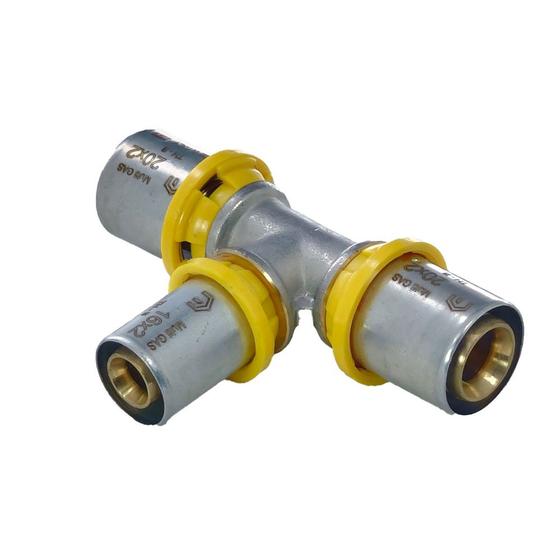 Imagem de Te Redução Fêmea 20 x 16 x 20 mm: Conexão Multicamada