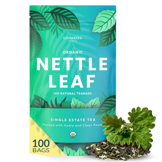 Imagem de Tea Cederberg Tea Company Organic Nettle Leaf 100 saquinhos de chá