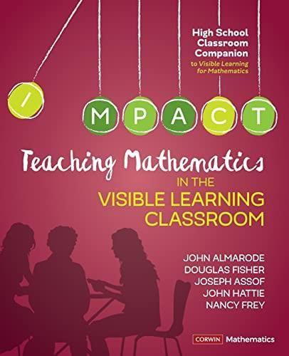 Imagem de Teaching mathematics in the visible learning classroom